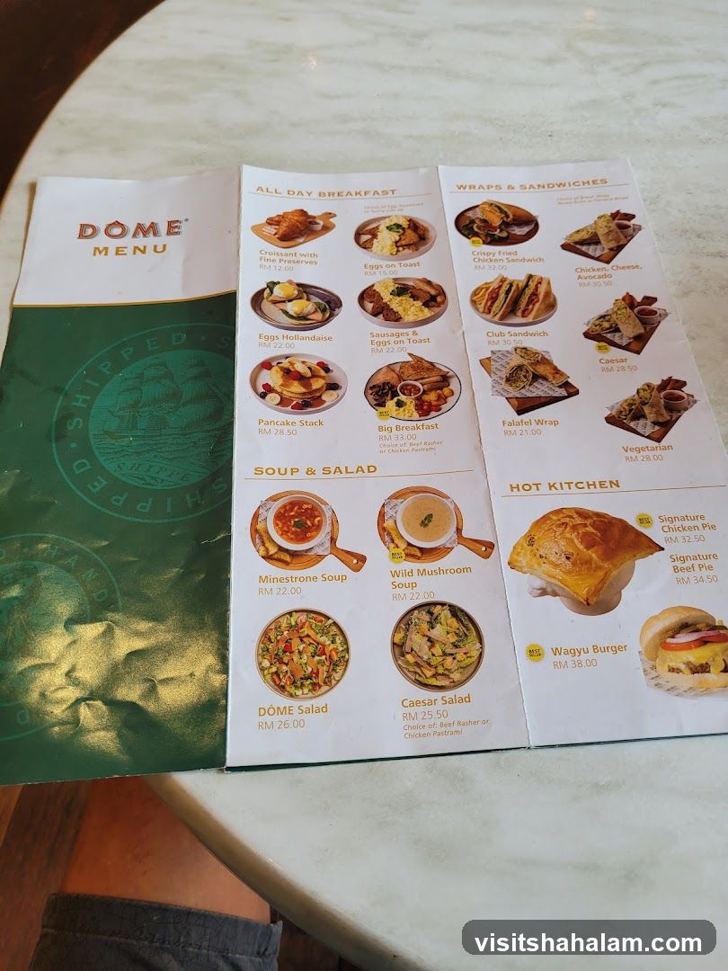 DOME MENU