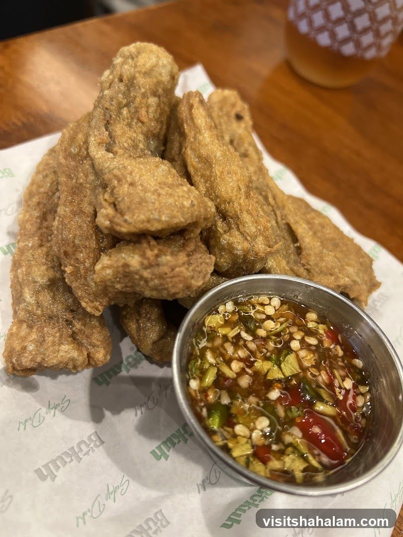 Fried Fish Cakes with Dipping Sauce