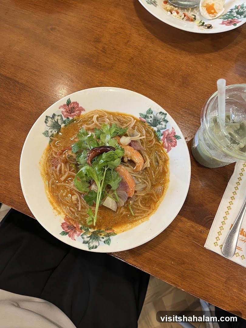 Noodle Soup with Shrimp