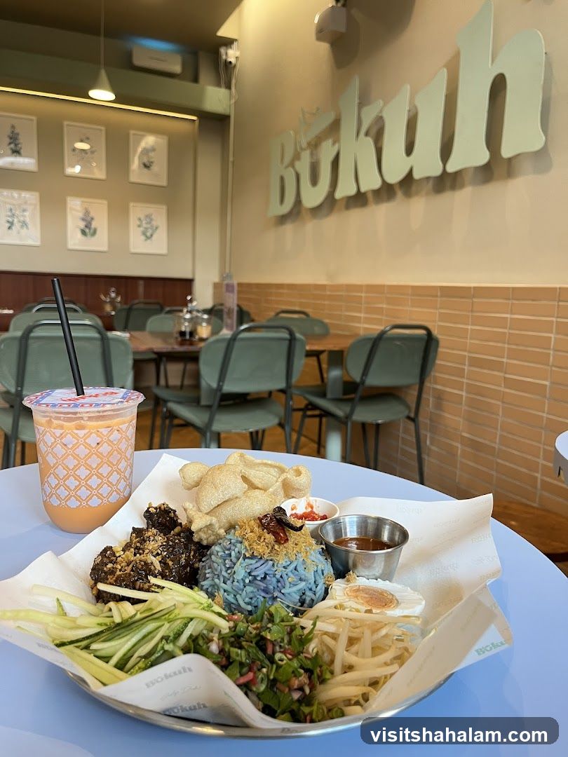 Nasi Kerabu Platter