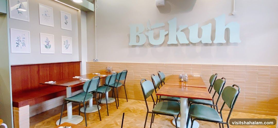 Restaurant Interior with "Buku" Signage