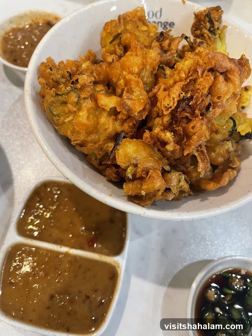 Fried Vegetables with Dipping Sauces
