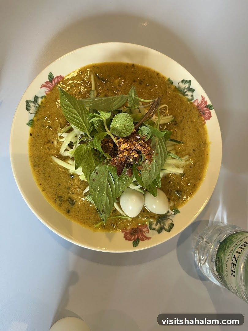 Curry Laksa with Quail Eggs