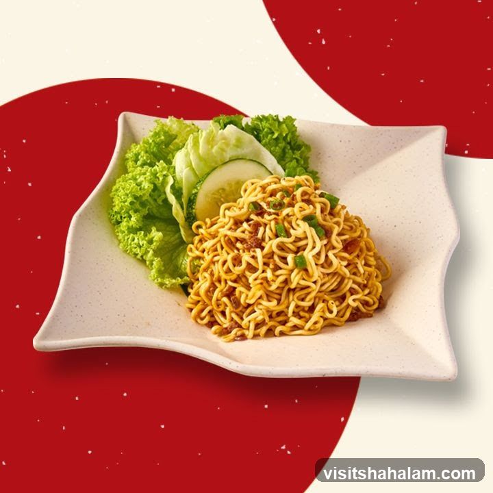 Noodles with Salad