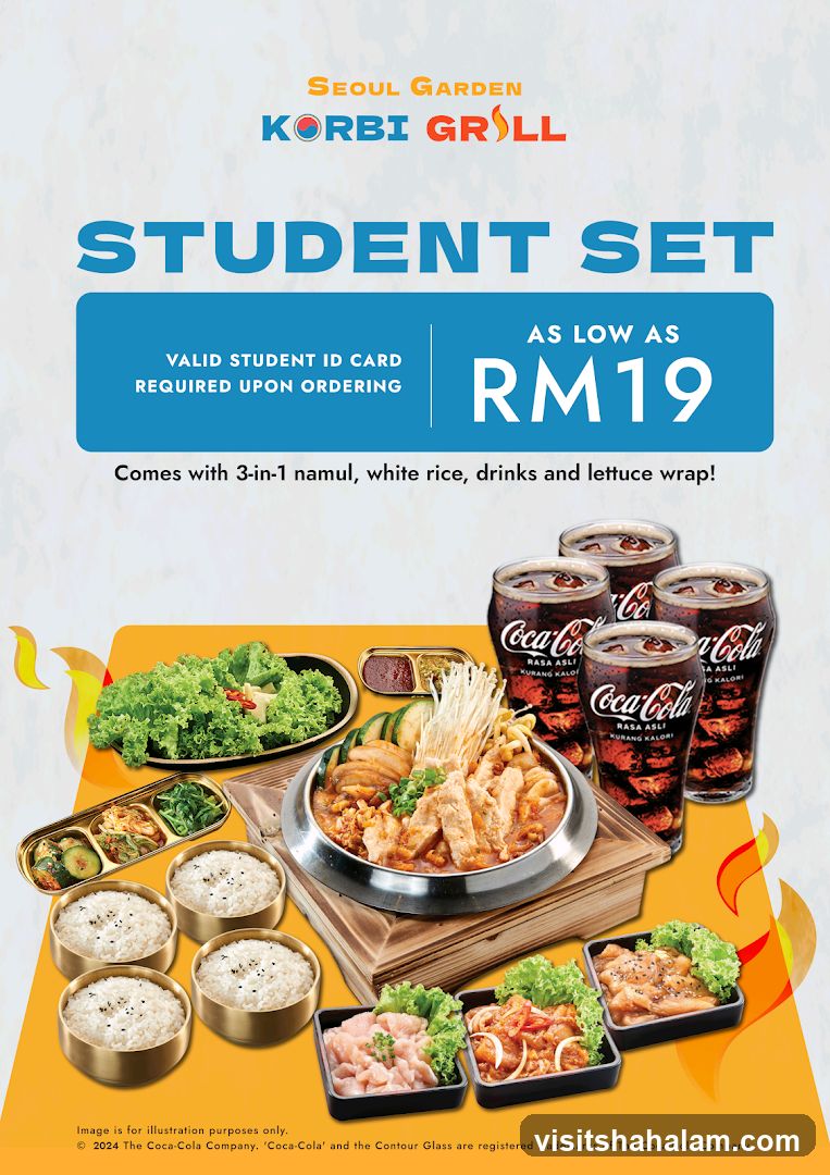 Seoul Garden Korbi Grill Student Set