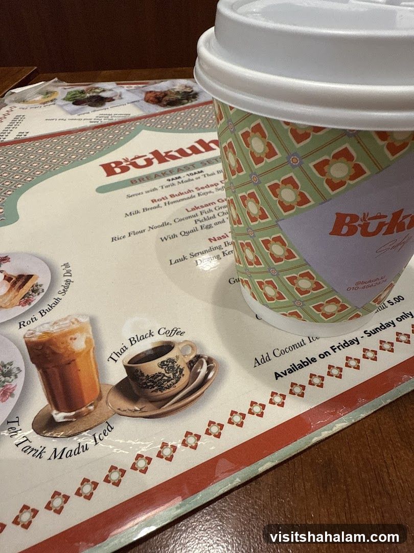 Bukuh Breakfast Menu