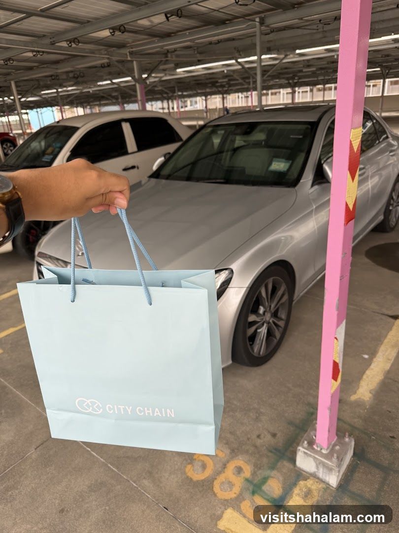 Shopping Bag with City Chain Logo