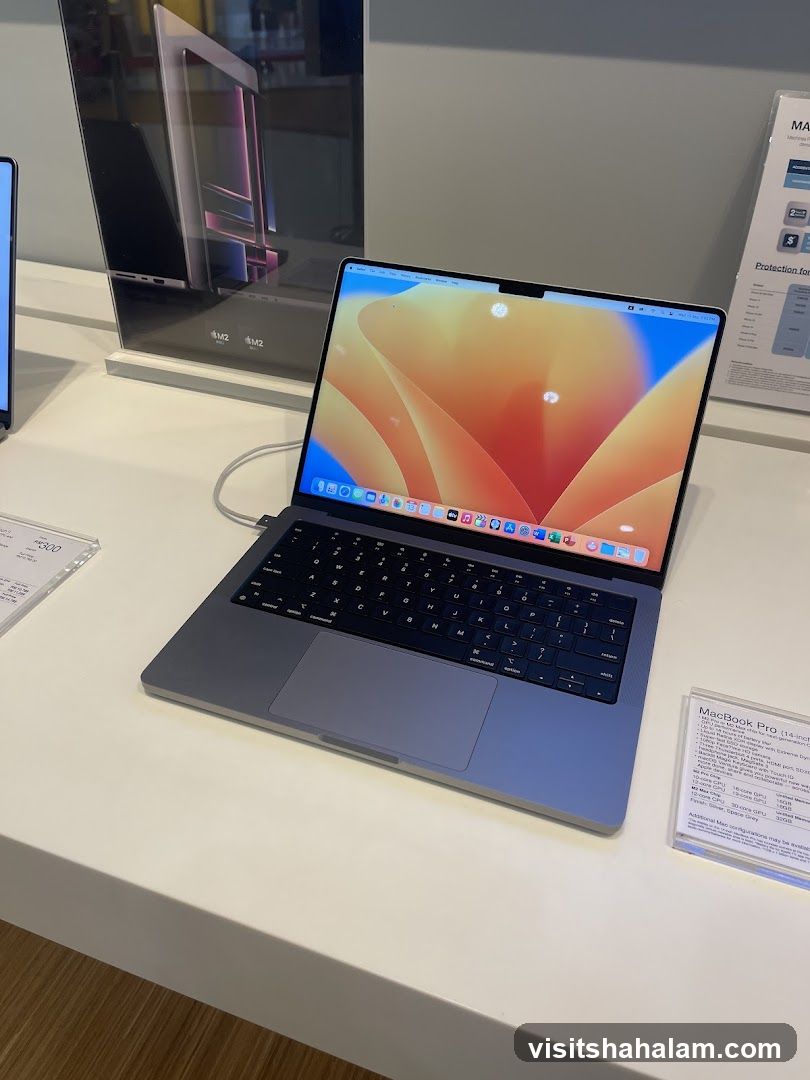 MacBook Pro on Display