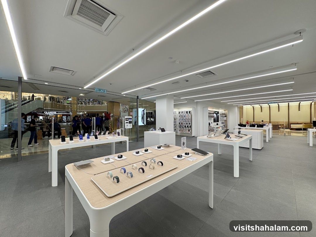 Electronics Store Interior