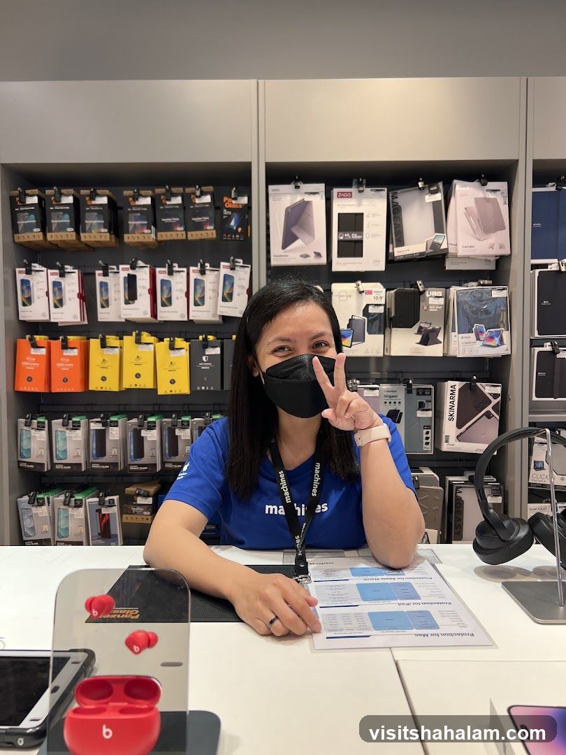 Store Employee Posing