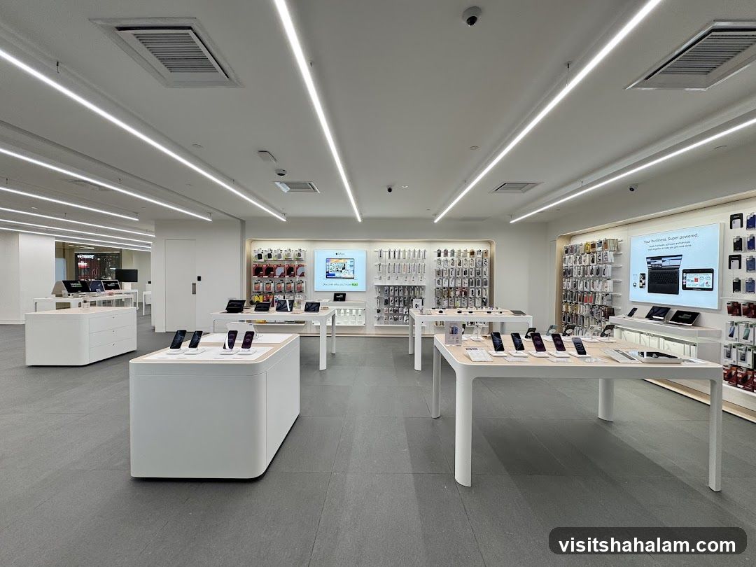 Electronics Store Interior