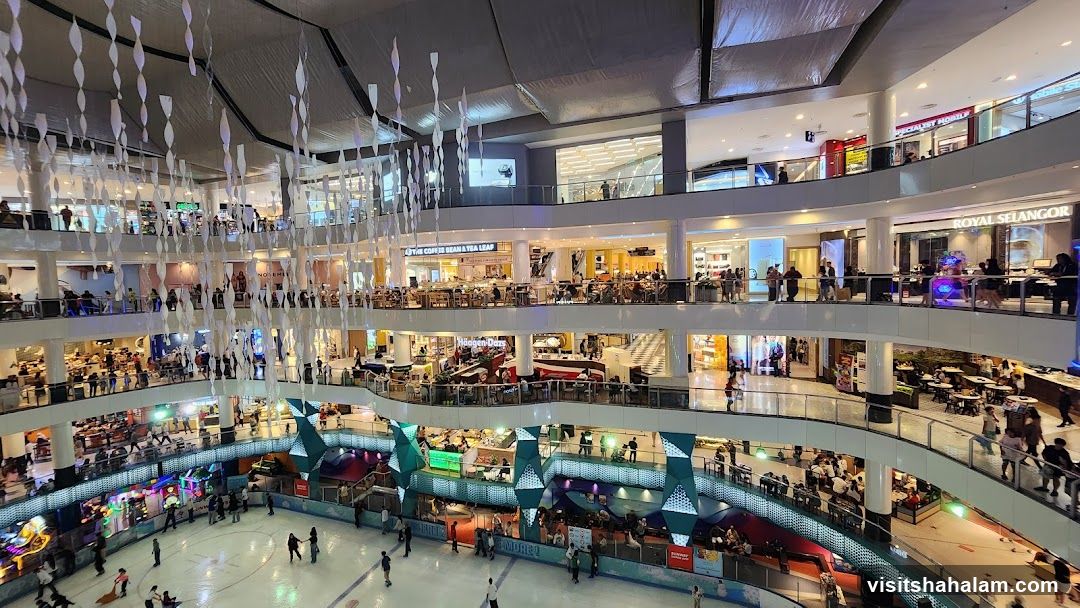 Indoor Ice Skating Rink and Shopping Mall