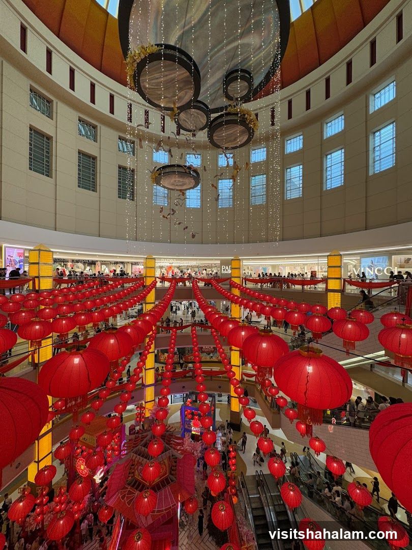 Mall Interior Decorated for Lunar New Year