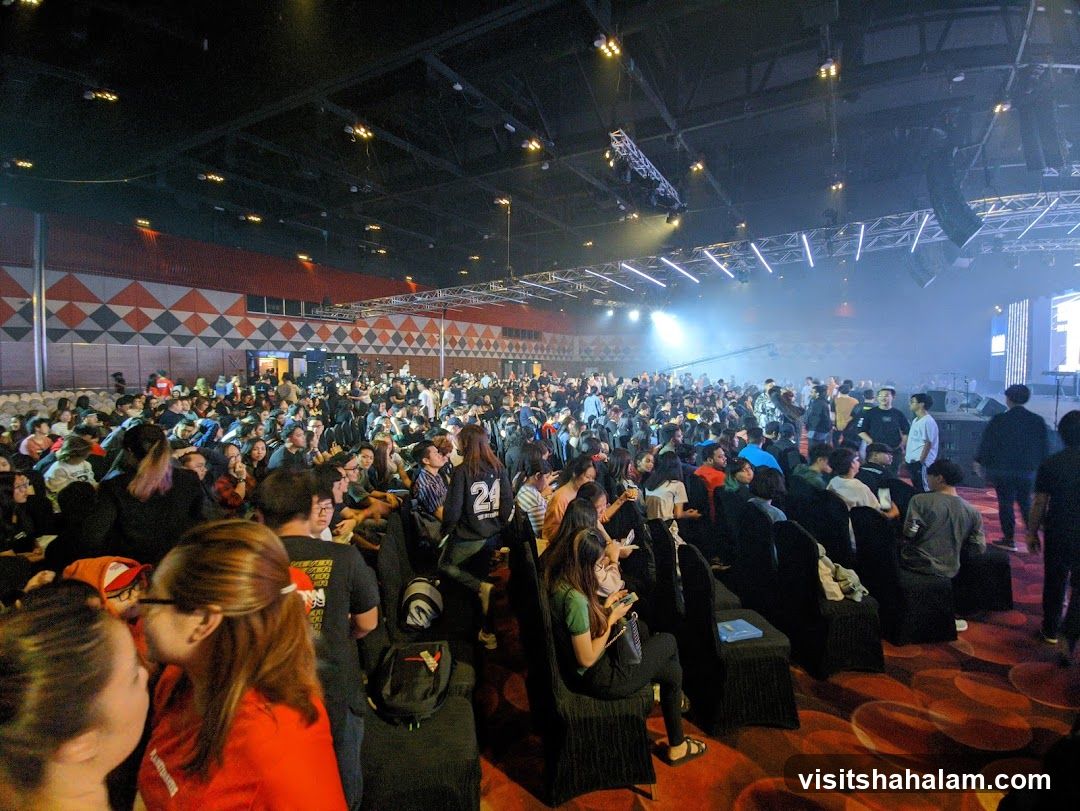 Large Crowd at an Indoor Event