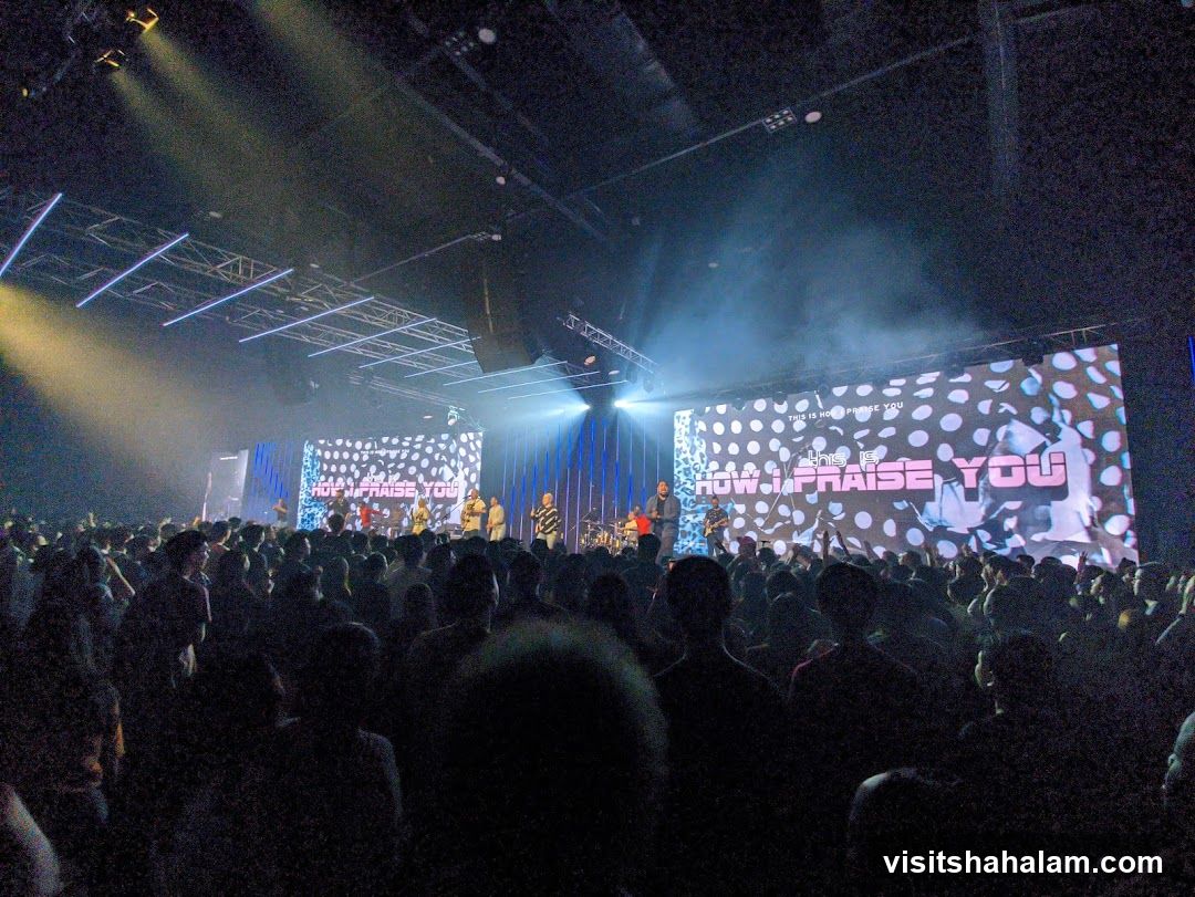 Concert with Large Screen Display