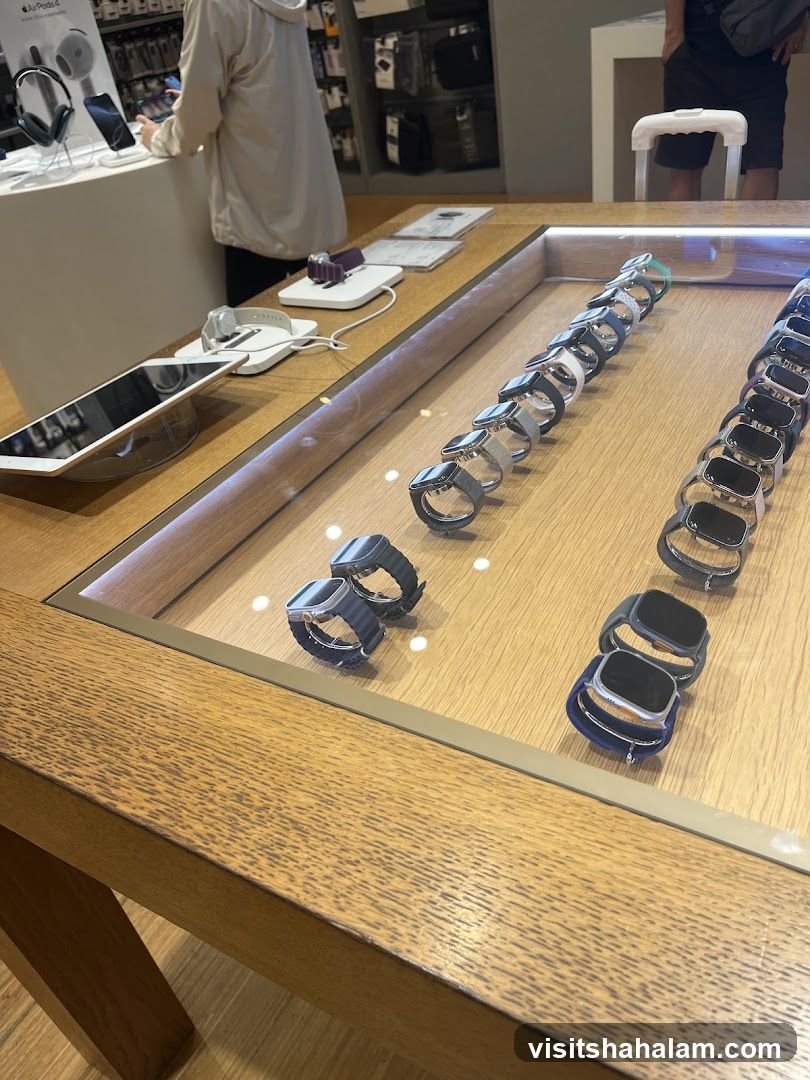 Smartwatches on Display