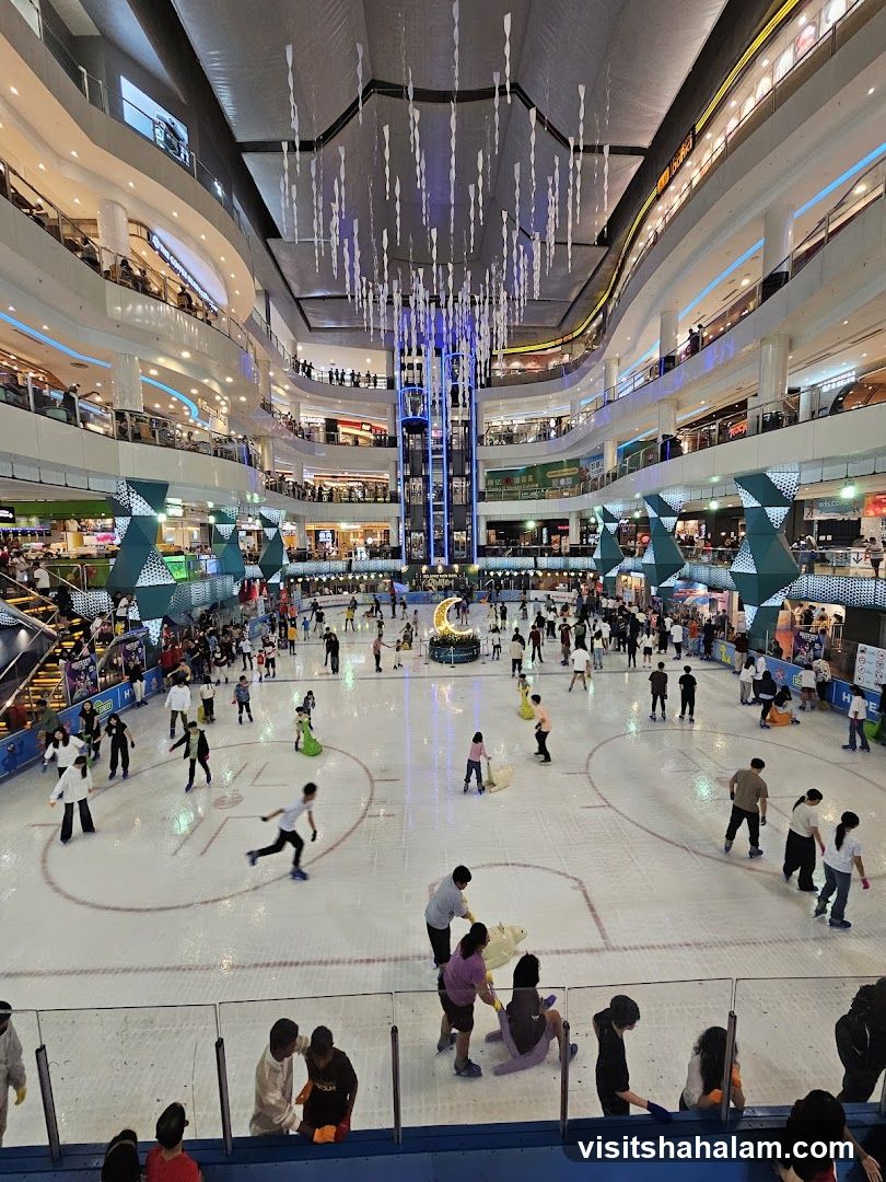 Ice Skating Rink in a Mall
