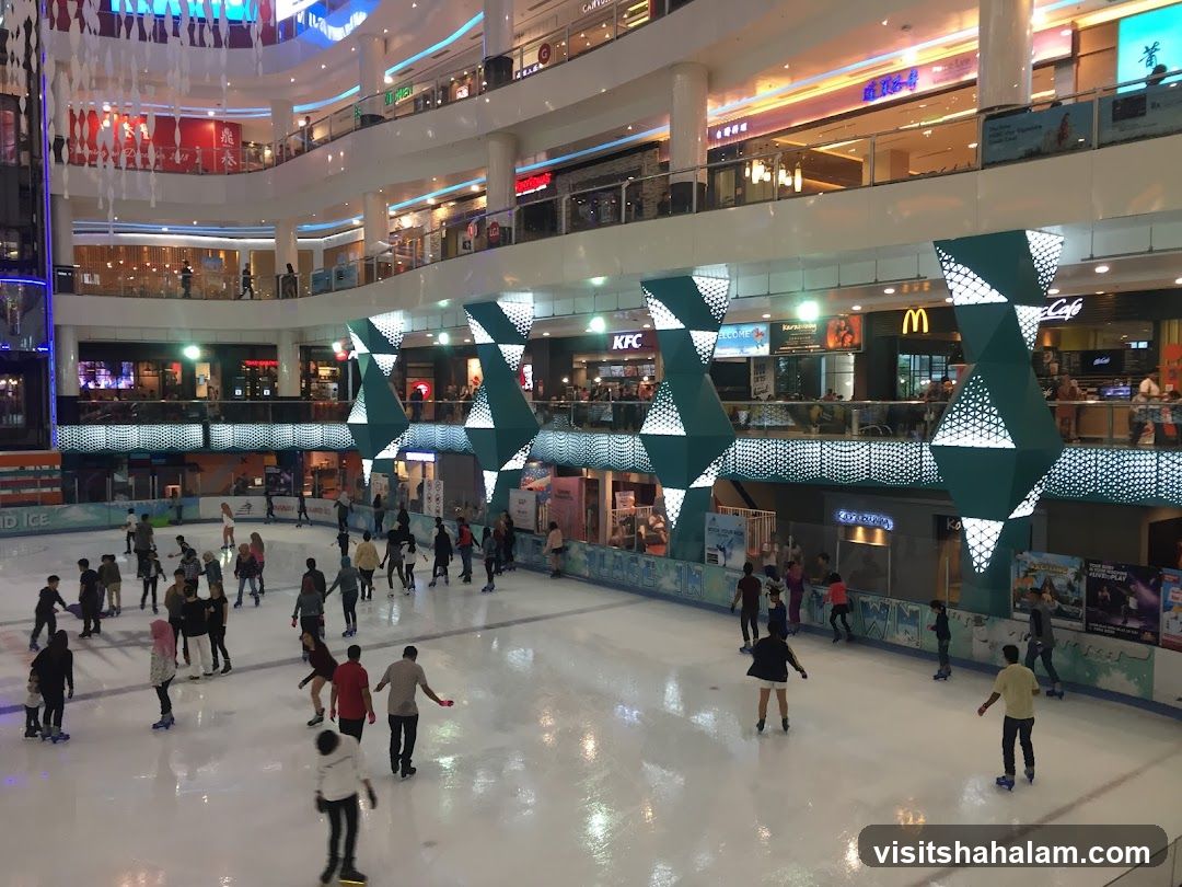 Ice Skating Rink in a Mall