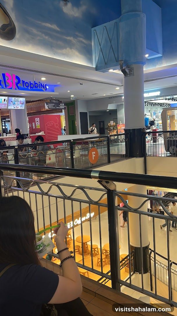 Mall Interior with Baskin Robbins and Cafe