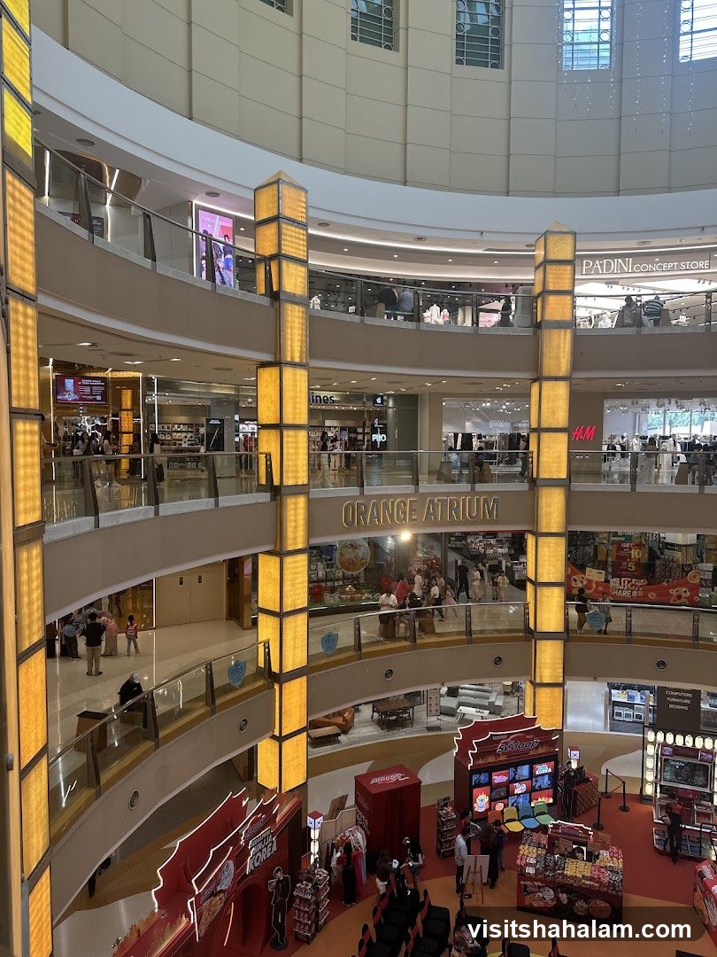 Mall Interior with Atrium