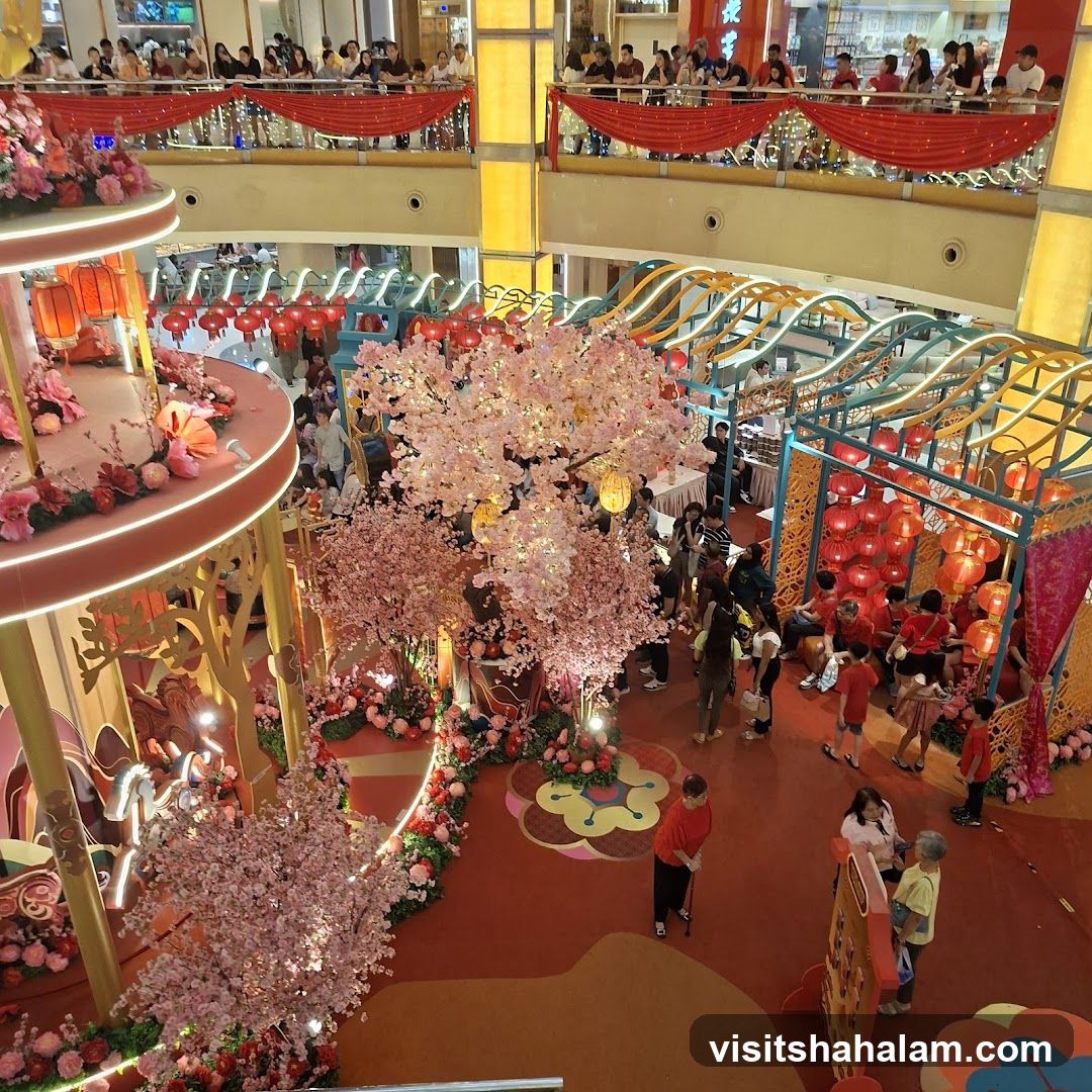 Mall Interior Decorated for Lunar New Year