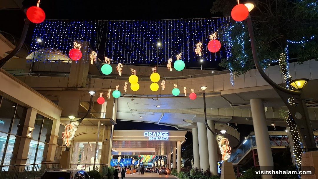 Christmas Decorations at an Entrance