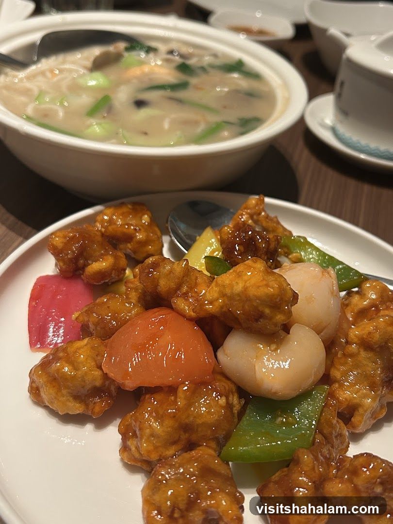 Sweet and Sour Pork and Soup