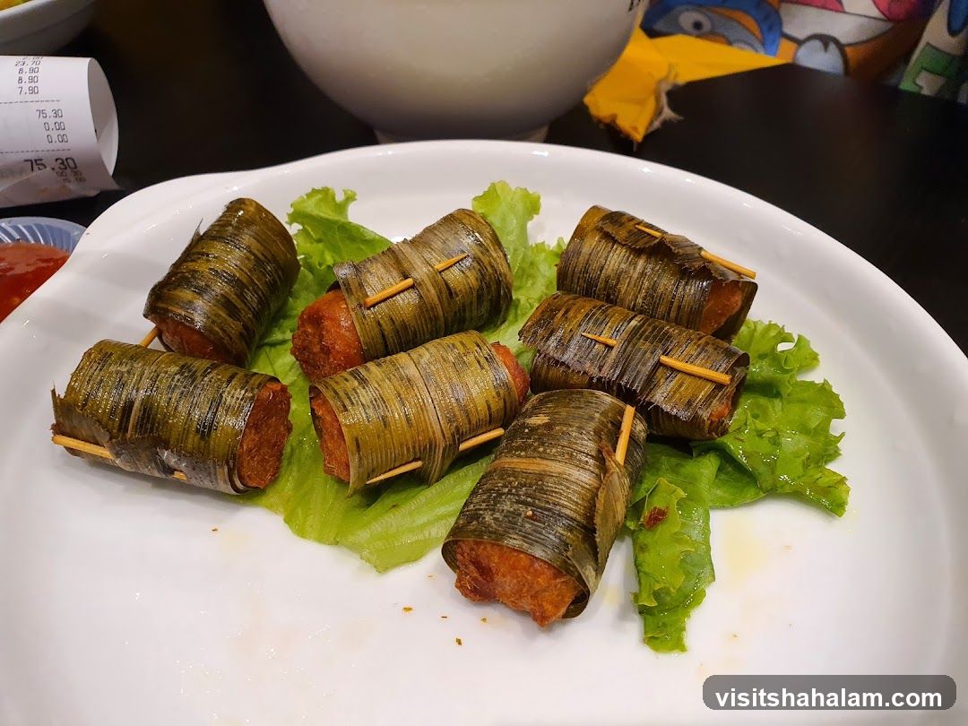 Pandan Chicken Rolls