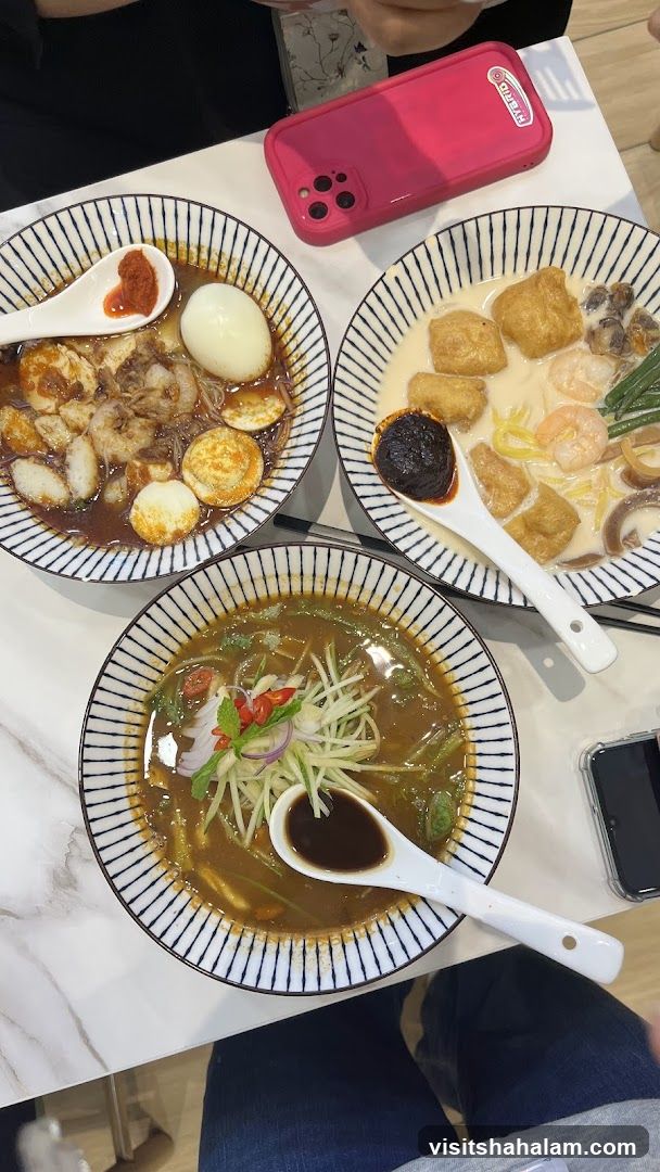 Three Bowls of Noodles