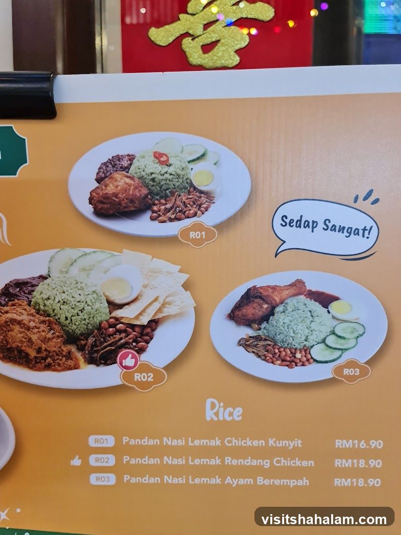 Rice Menu
