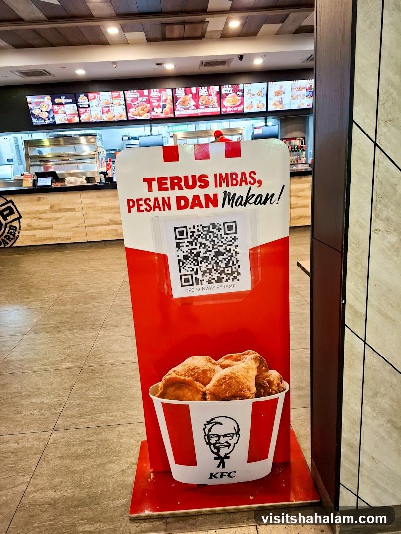 KFC promotional stand