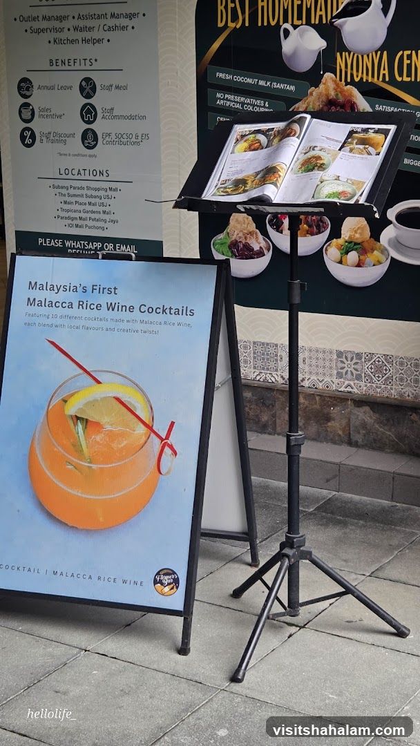 Restaurant Menu and Advertisement