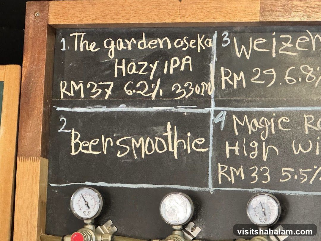 Beer Menu