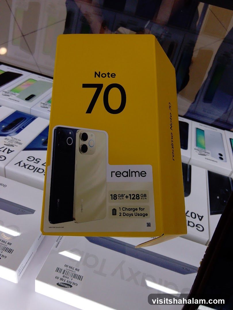 Realme Note 70 Phone Box
