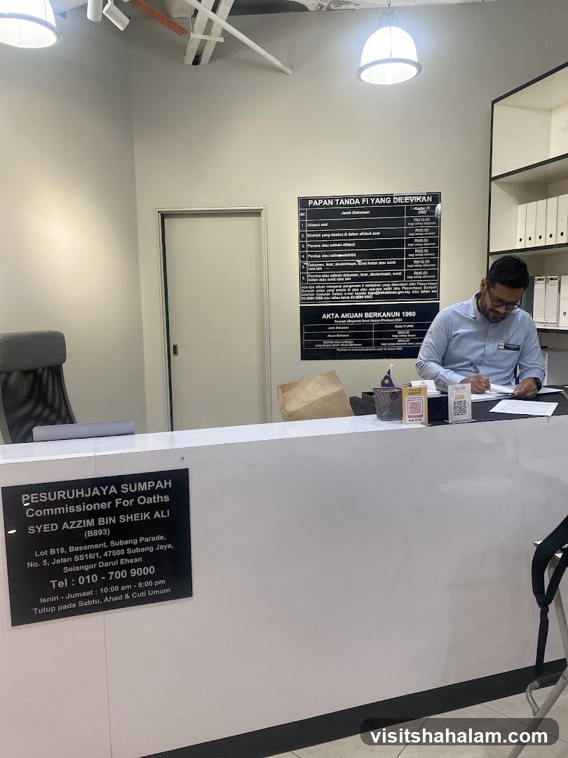 Commissioner For Oaths Office