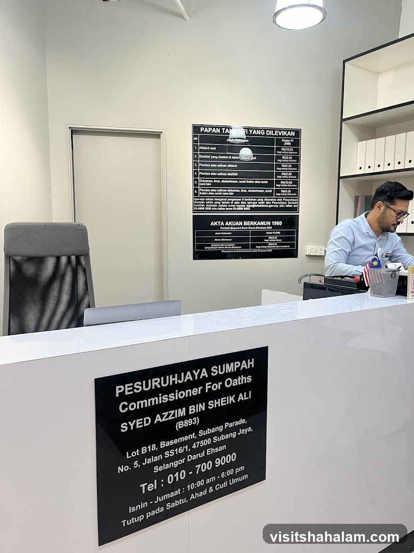 Commissioner For Oaths Office