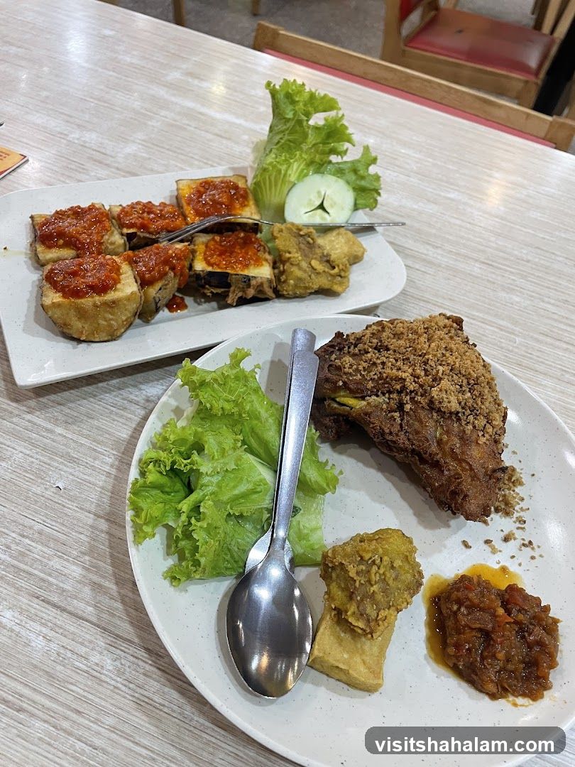 Fried Chicken and Tofu