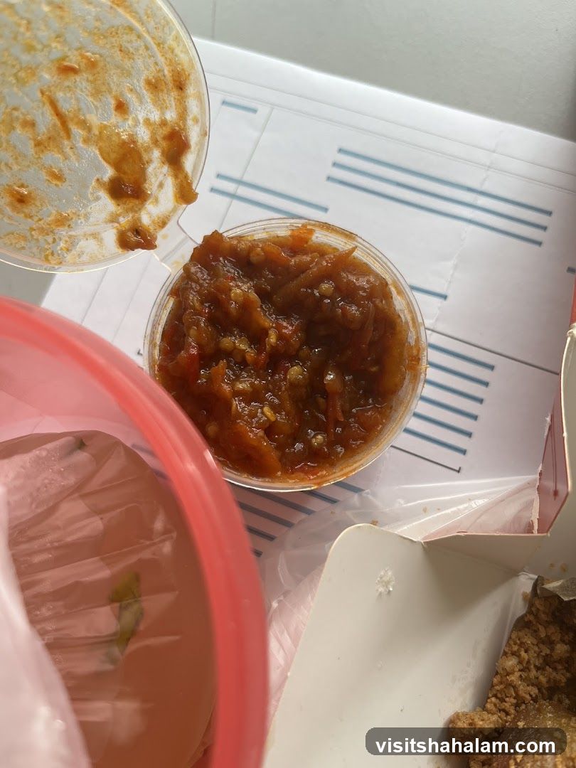 Chili Sauce and Food Container