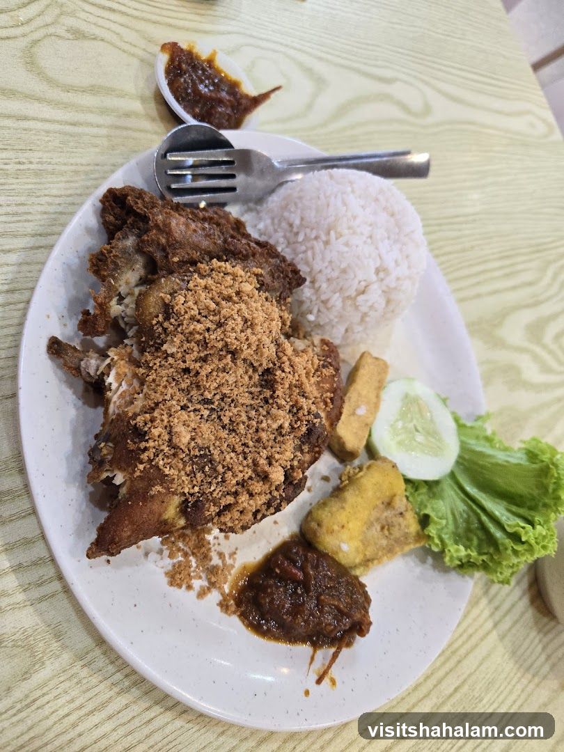 Fried Chicken with Rice