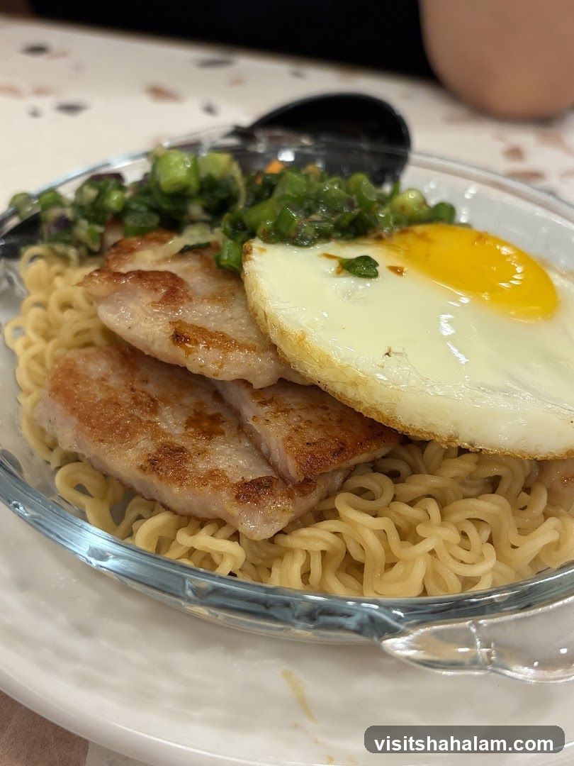 Noodles with Pork and Egg
