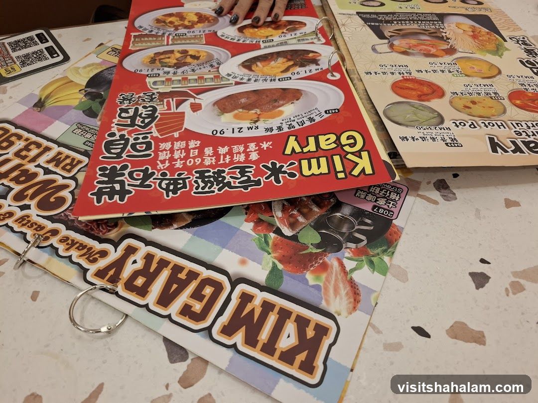 Kim Gary Menu