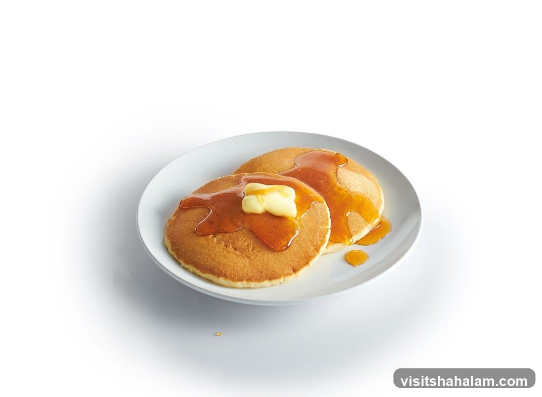 Pancakes with Butter and Syrup