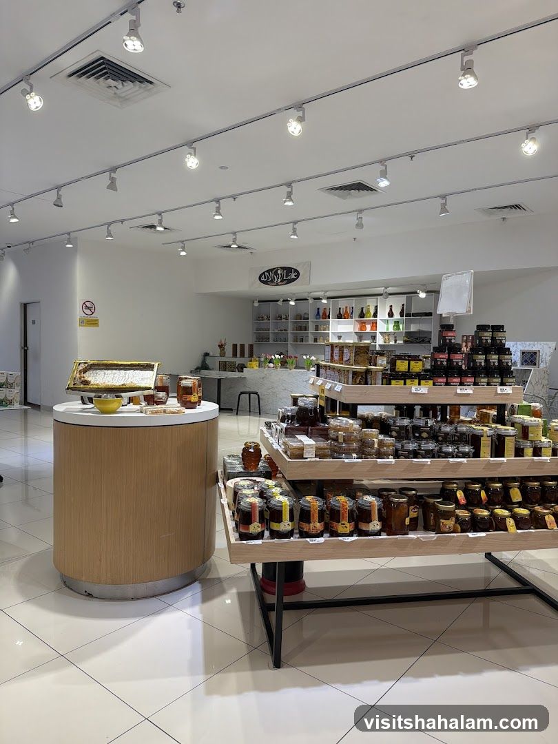 Honey shop interior