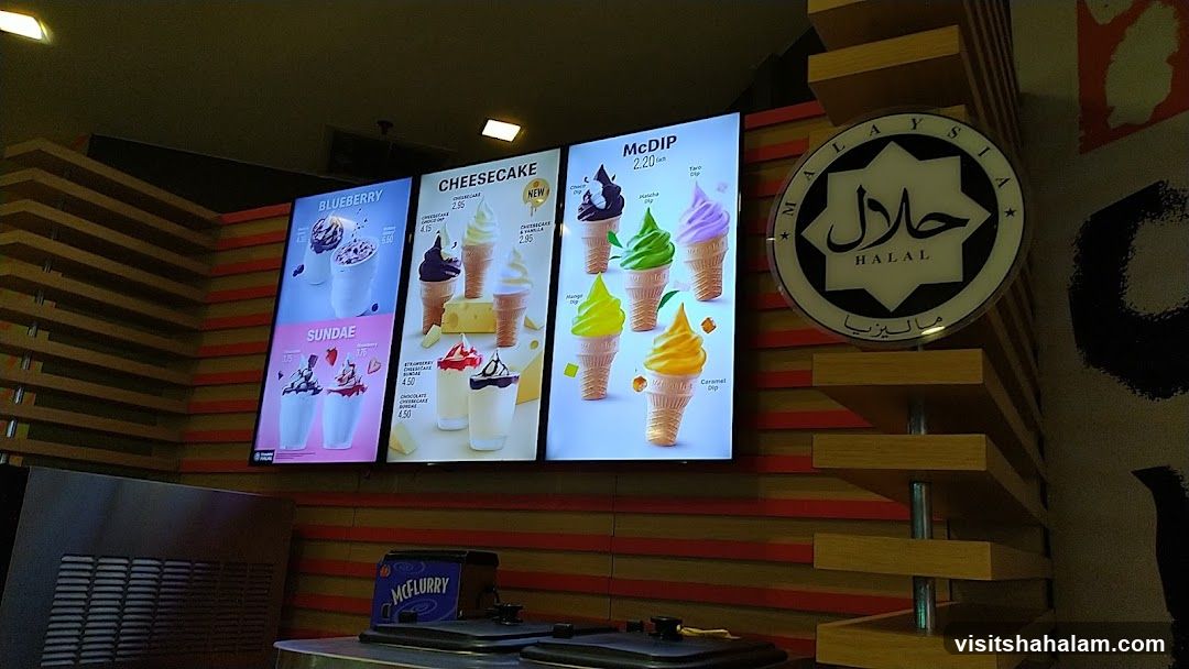 Ice Cream Menu