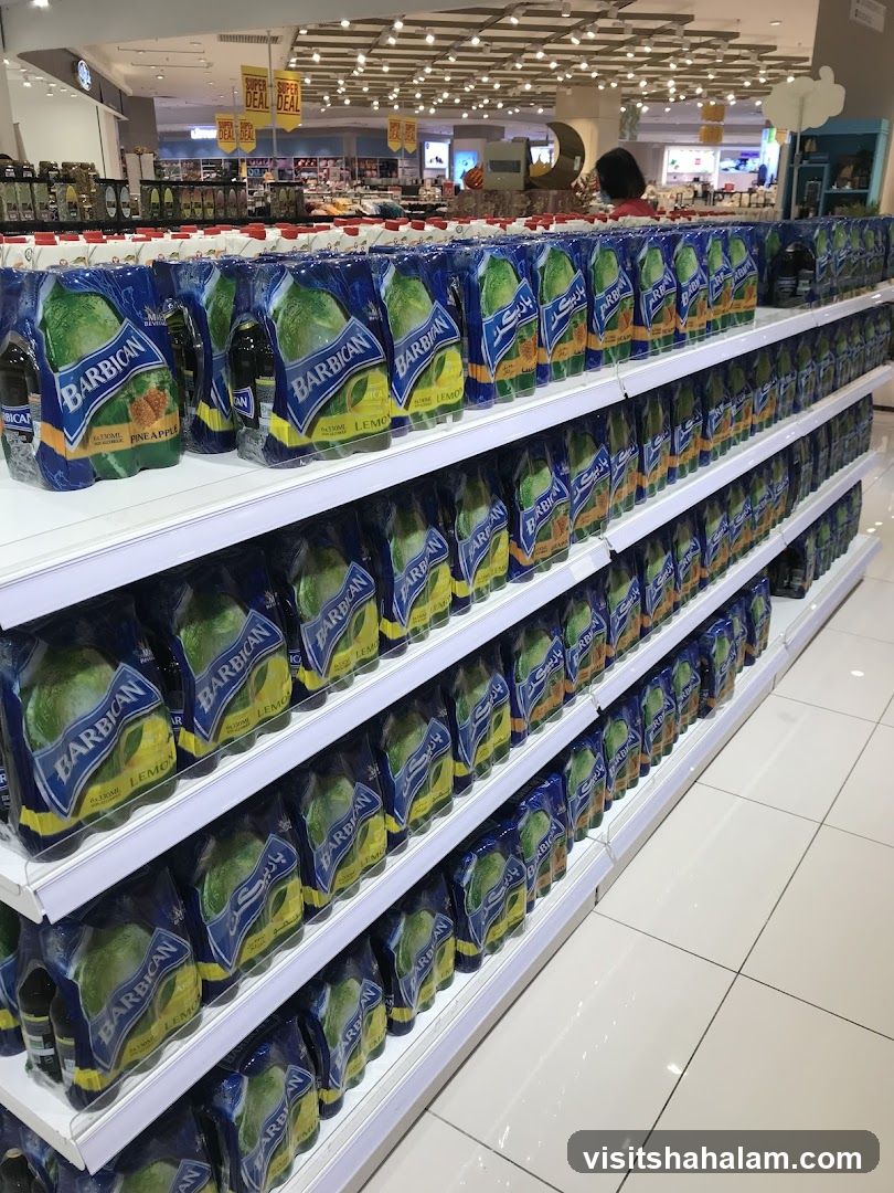 Barbican Drinks on Shelves