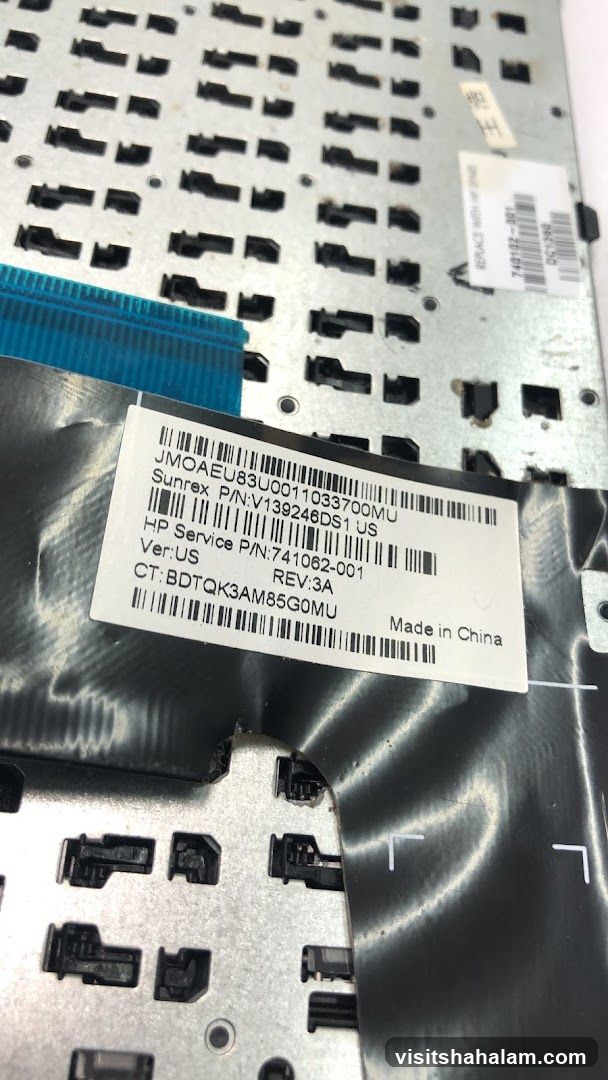 Laptop Keyboard Label