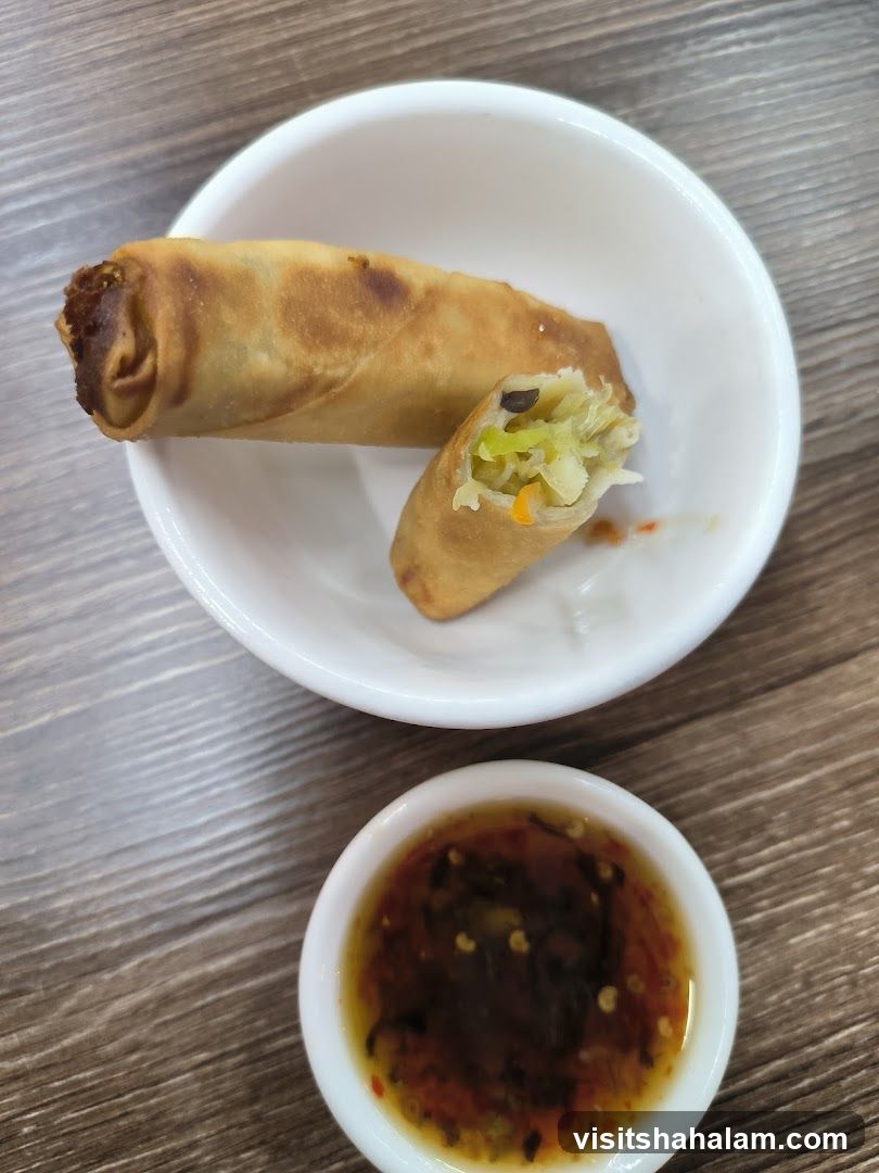 Spring Rolls with Dipping Sauce