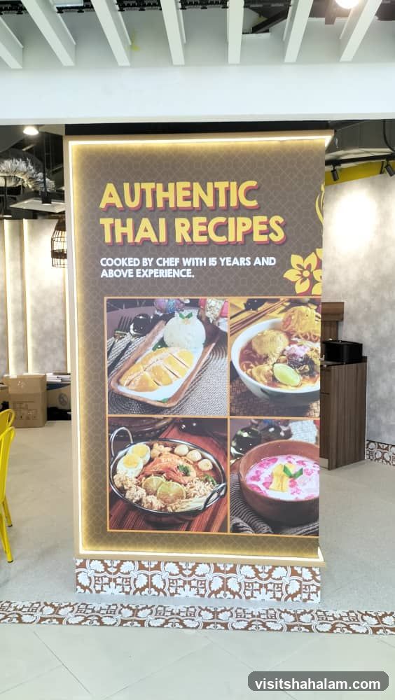 Authentic Thai Recipes Display