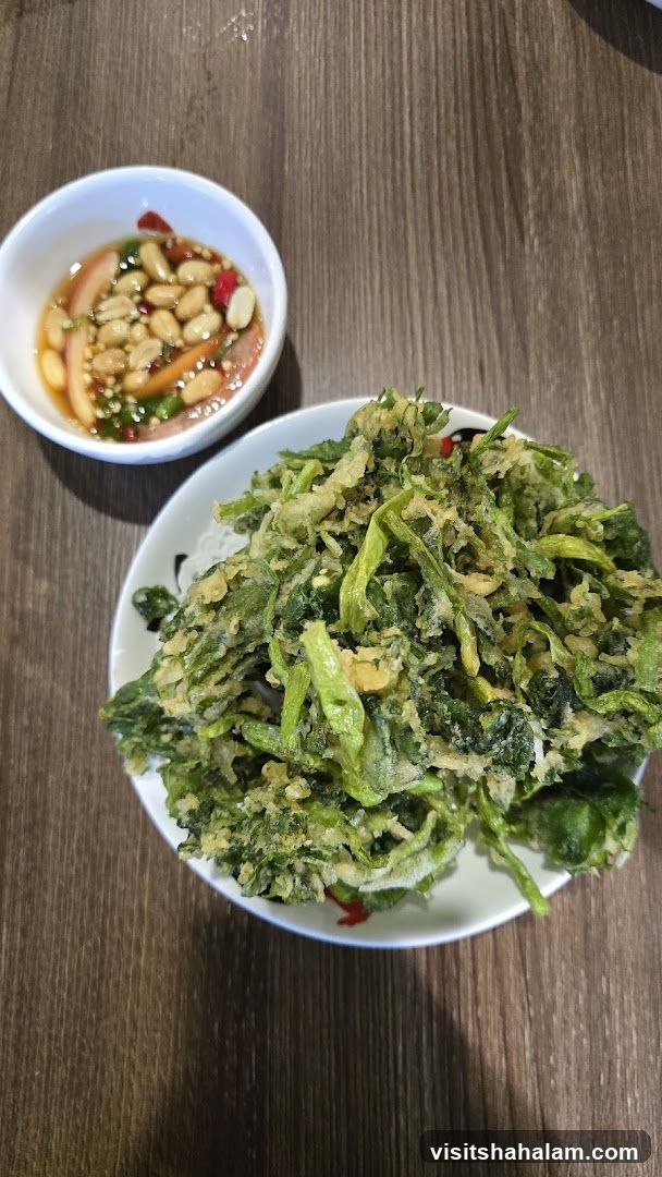 Fried Greens with Dipping Sauce