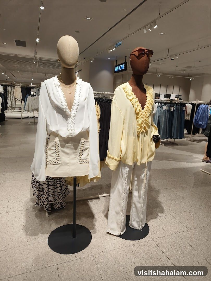 Mannequins in a clothing store